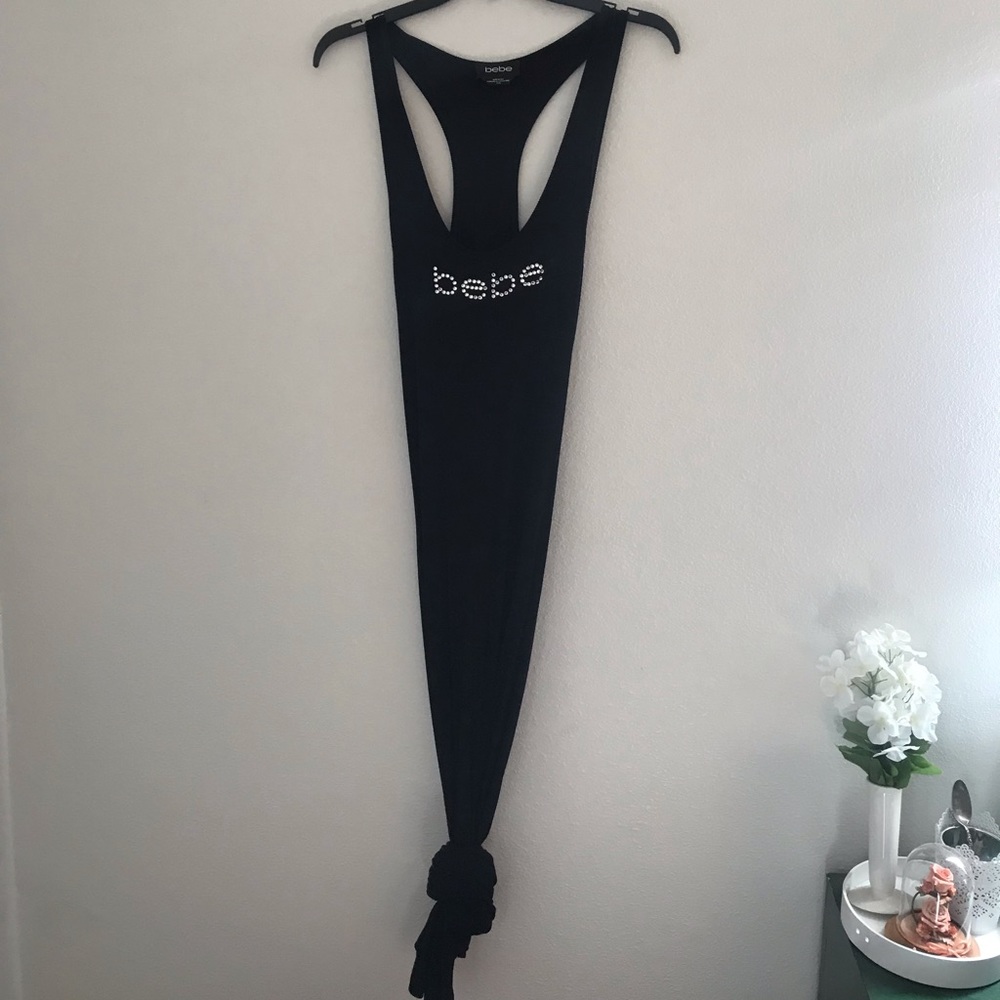 BEBE long black dress